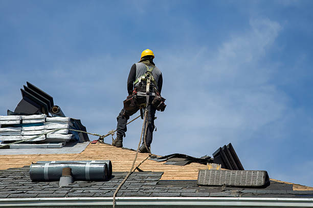 Professional Roof Replacement technician working in Opal, WY